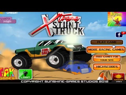Xtreme Stunt Truck Игра мультик для детей